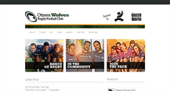 Desktop Screenshot of ottawawolves.ca